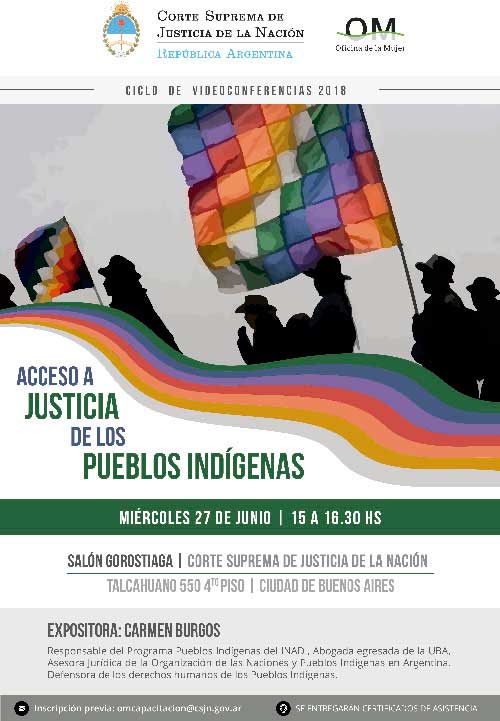 FOTO: AFICHE PUEBLOS INDÍGENAS